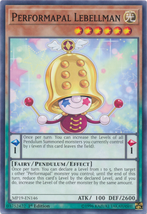 Performapal Lebellman [MP19-EN146] Common | Exor Games Dartmouth