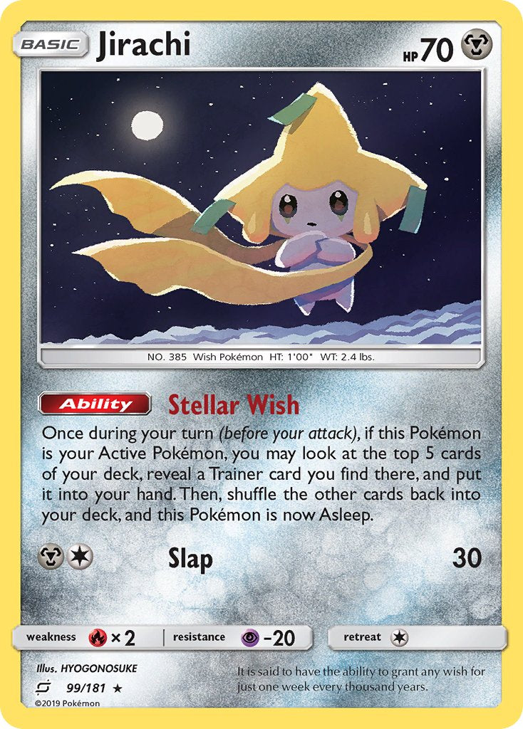 Jirachi (99/181) (Theme Deck Exclusive) [Sun & Moon: Team Up] | Exor Games Dartmouth