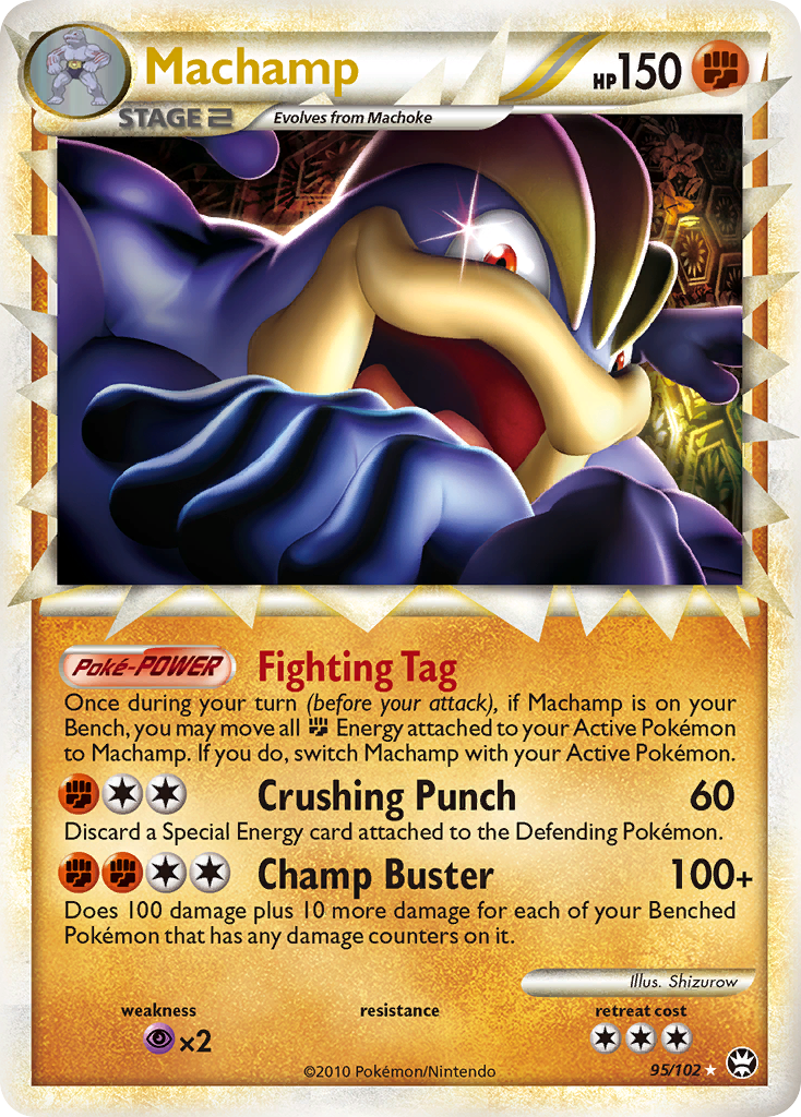 Machamp (95/102) [HeartGold & SoulSilver: Triumphant] | Exor Games Dartmouth