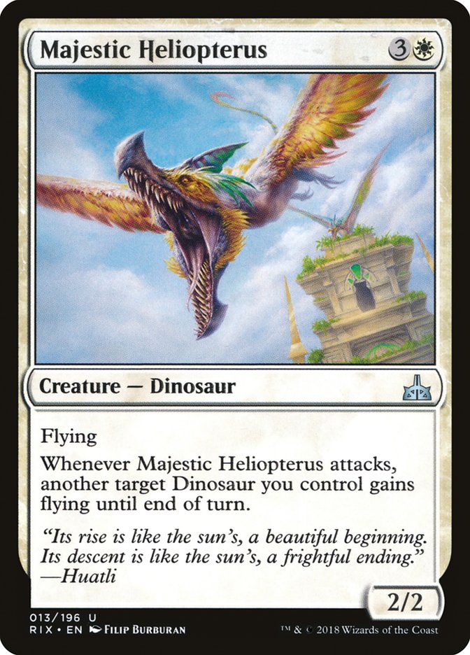 Majestic Heliopterus [Rivals of Ixalan] | Exor Games Dartmouth