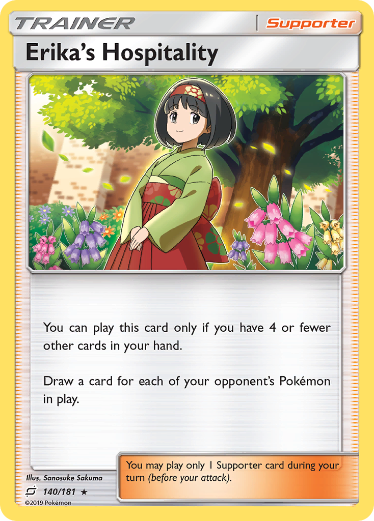 Erika's Hospitality (140/181) [Sun & Moon: Team Up] | Exor Games Dartmouth