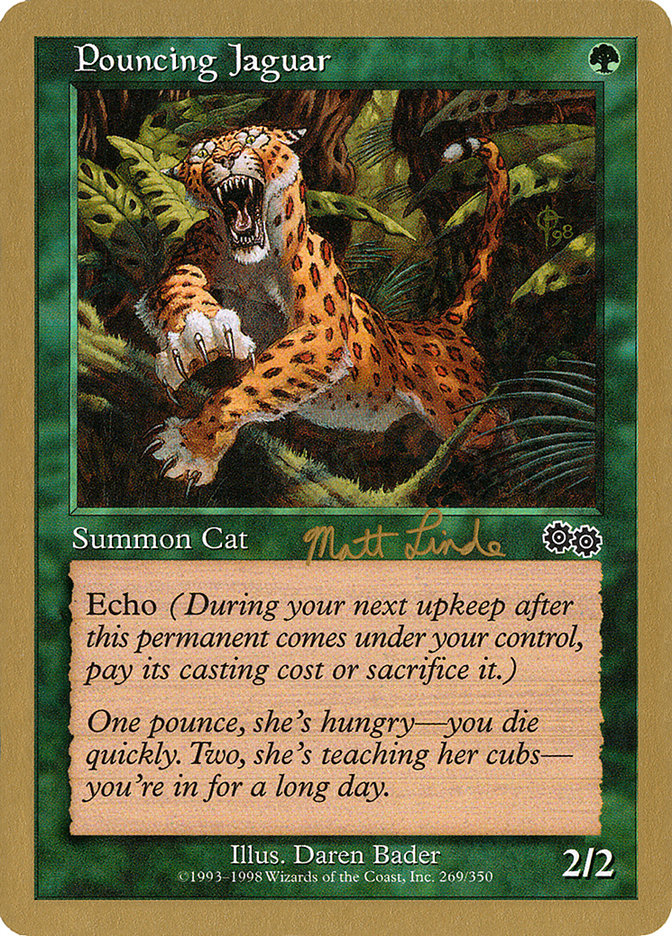 Pouncing Jaguar (Matt Linde) [World Championship Decks 1999] | Exor Games Dartmouth