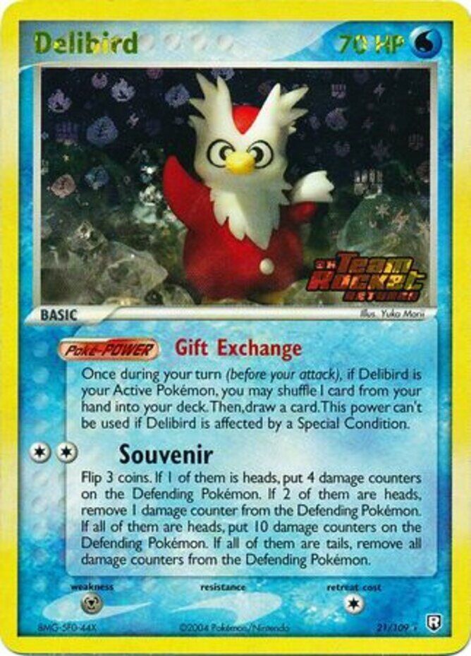 Delibird (21/109) (Stamped) [EX: Team Rocket Returns] | Exor Games Dartmouth