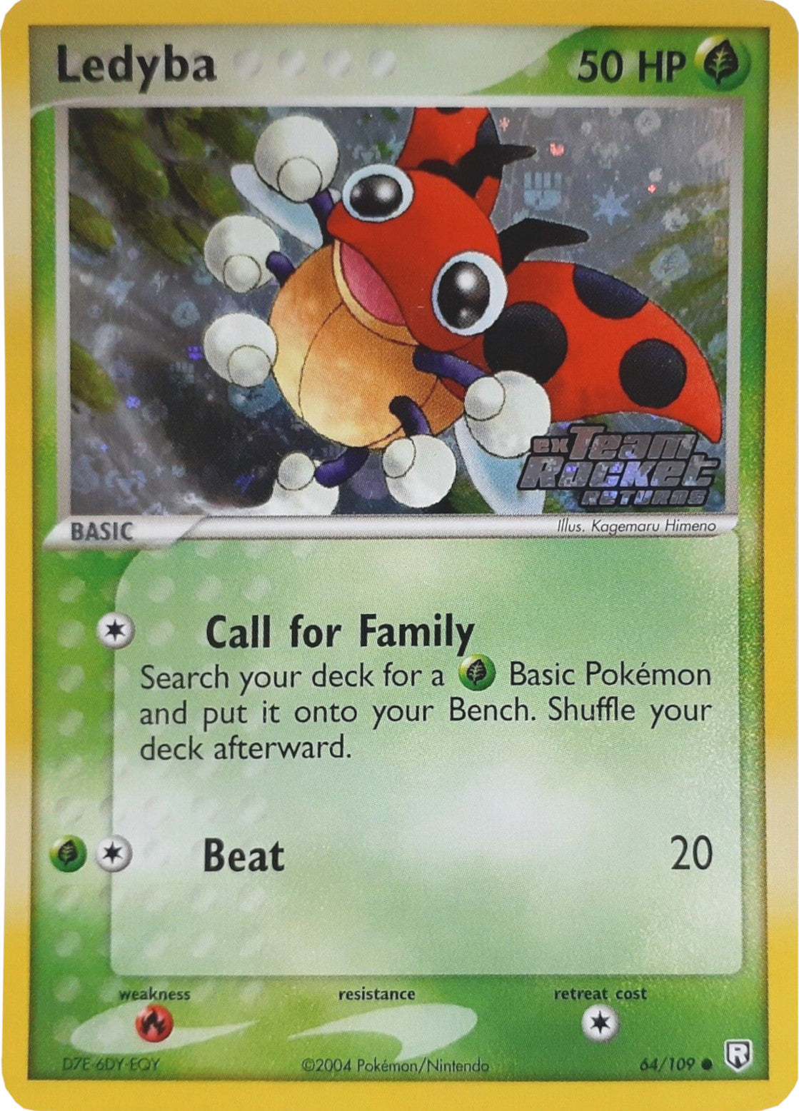 Ledyba (64/109) (Stamped) [EX: Team Rocket Returns] | Exor Games Dartmouth