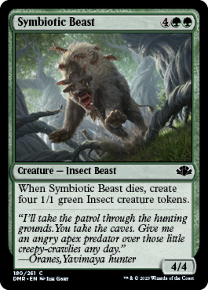 Symbiotic Beast [Dominaria Remastered] | Exor Games Dartmouth