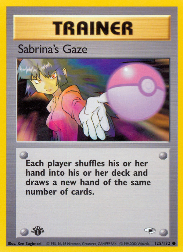 Sabrina's Gaze (125/132) [Gym Heroes 1st Edition] | Exor Games Dartmouth