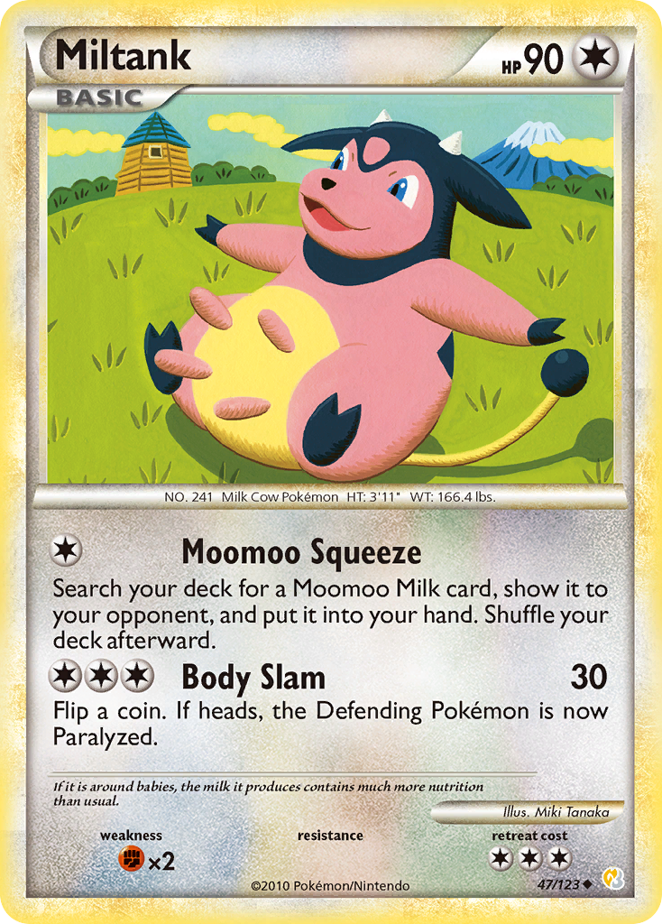 Miltank (47/123) [HeartGold & SoulSilver: Base Set] | Exor Games Dartmouth