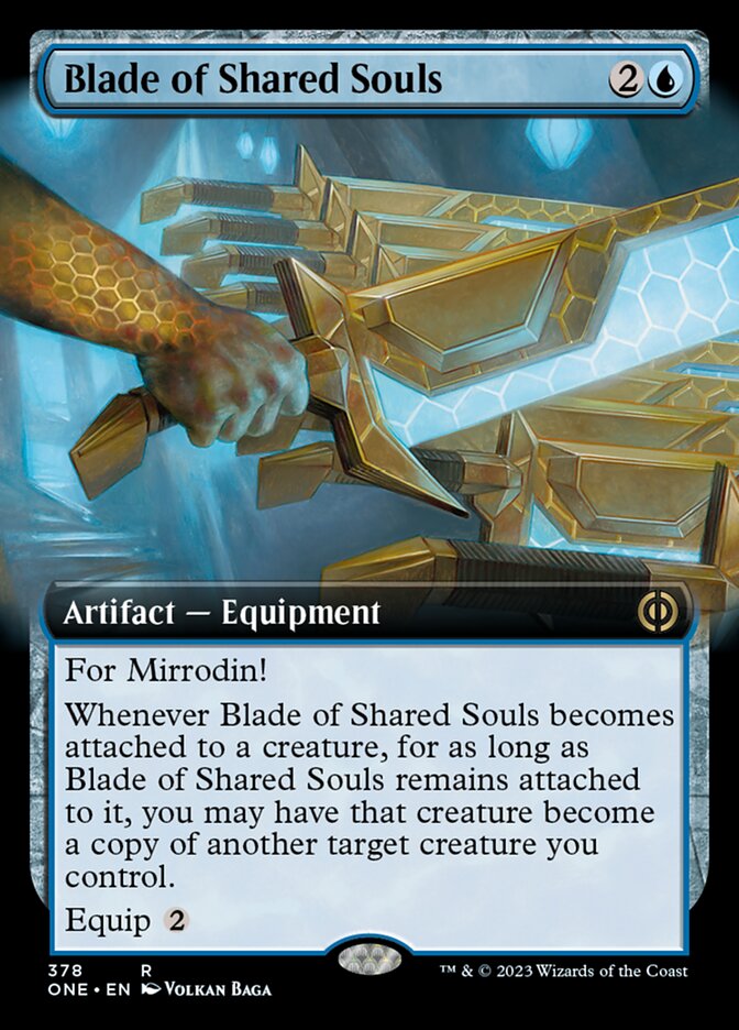 Blade of Shared Souls (Extended Art) [Phyrexia: All Will Be One] | Exor Games Dartmouth