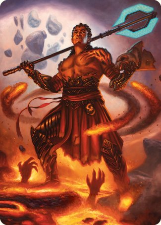 Koth, Fire of Resistance Art Card [Phyrexia: All Will Be One Art Series] | Exor Games Dartmouth