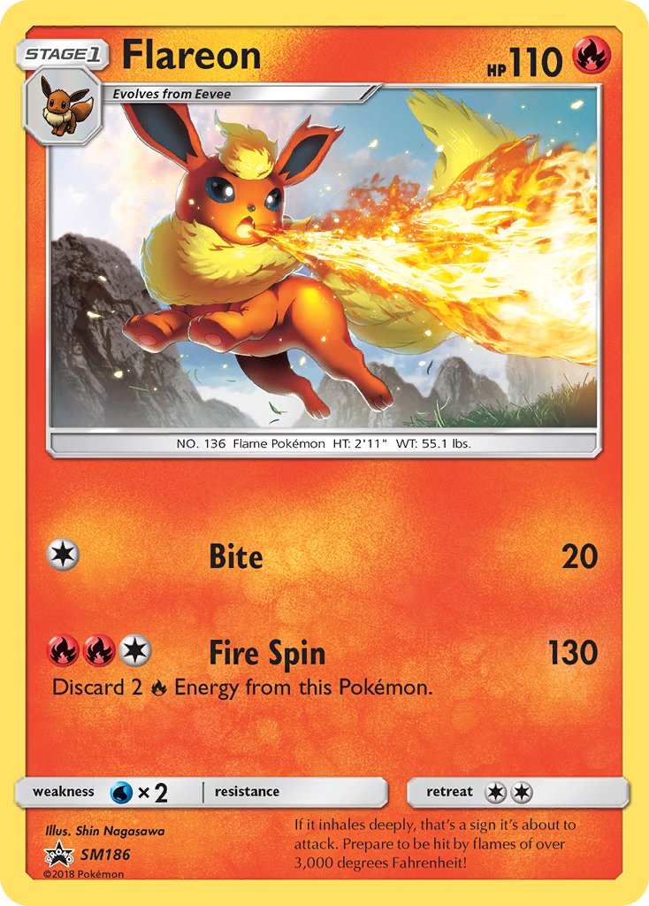 Flareon (SM186) [Sun & Moon: Black Star Promos] | Exor Games Dartmouth