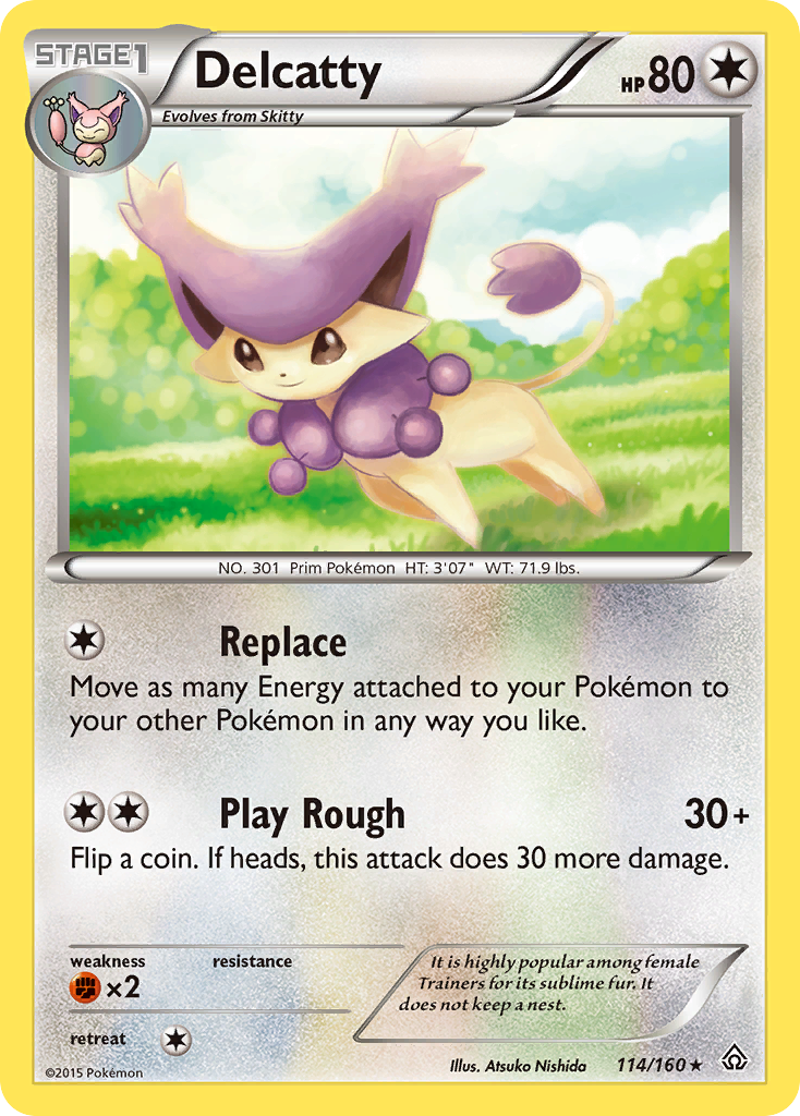 Delcatty (114/160) [XY: Primal Clash] | Exor Games Dartmouth