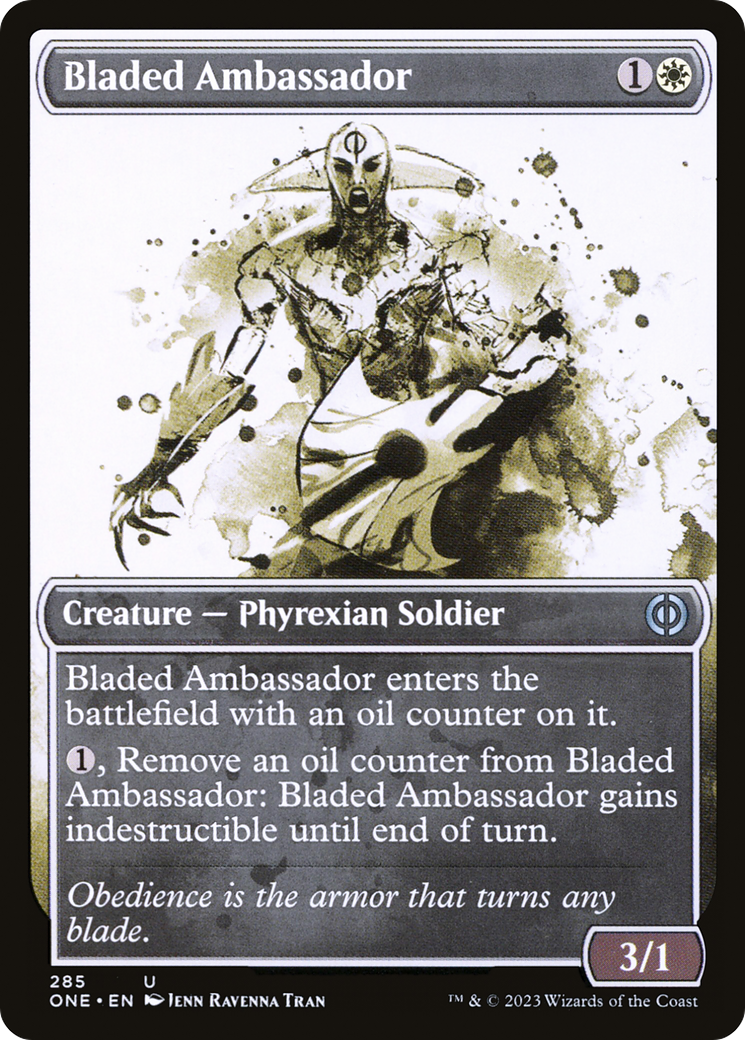 Bladed Ambassador (Showcase Ichor) [Phyrexia: All Will Be One] | Exor Games Dartmouth