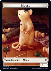 Mouse // Food (15) Double-sided Token [Throne of Eldraine Tokens] | Exor Games Dartmouth
