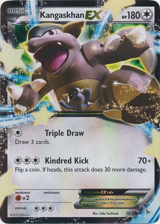 Kangaskhan EX (78/106) (Jumbo Card) [XY: Flashfire] | Exor Games Dartmouth