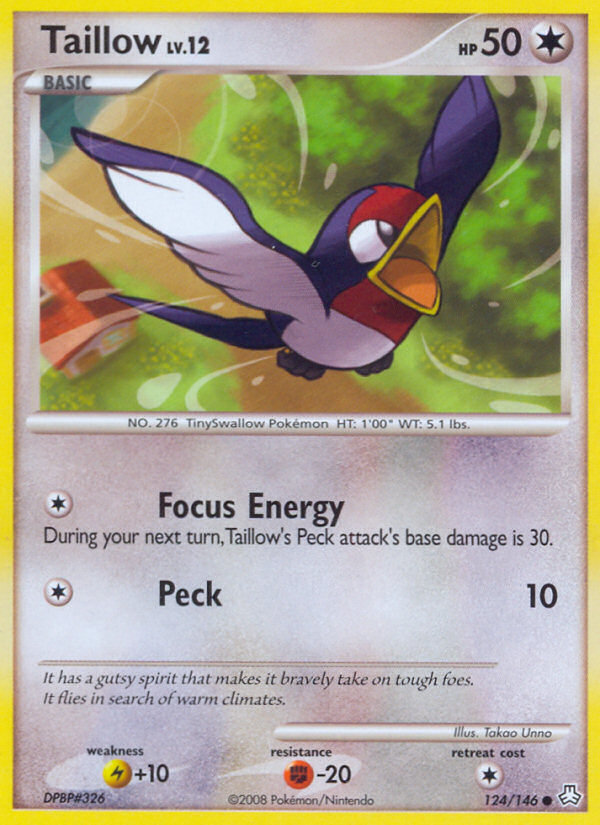 Taillow (124/146) [Diamond & Pearl: Legends Awakened] | Exor Games Dartmouth