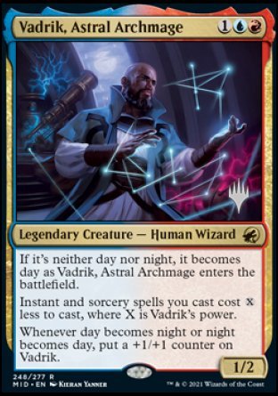 Vadrik, Astral Archmage (Promo Pack) [Innistrad: Midnight Hunt Promos] | Exor Games Dartmouth