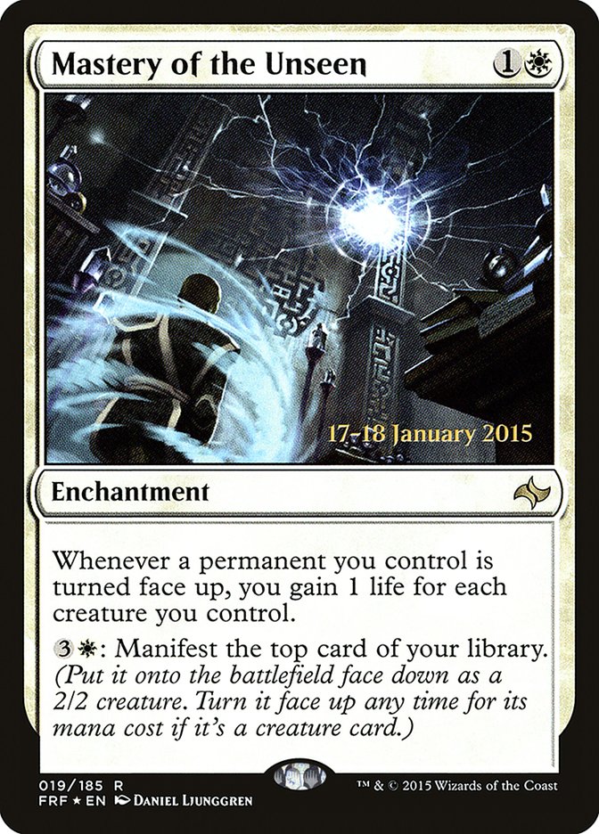 Mastery of the Unseen  [Fate Reforged Prerelease Promos] | Exor Games Dartmouth