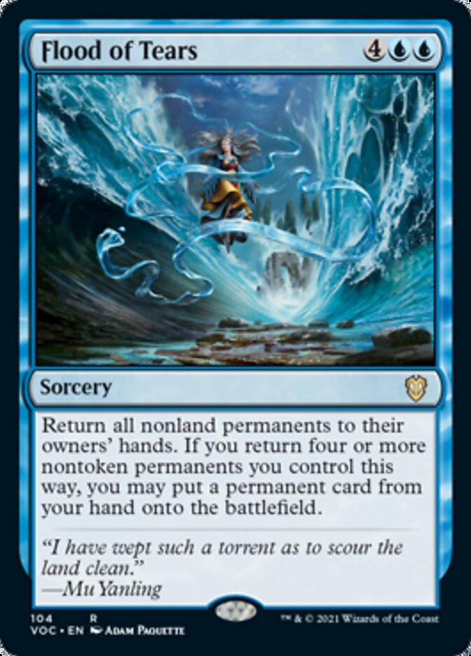 Flood of Tears [Innistrad: Crimson Vow Commander] | Exor Games Dartmouth