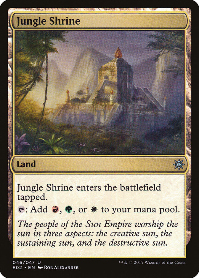 Jungle Shrine [Explorers of Ixalan] | Exor Games Dartmouth