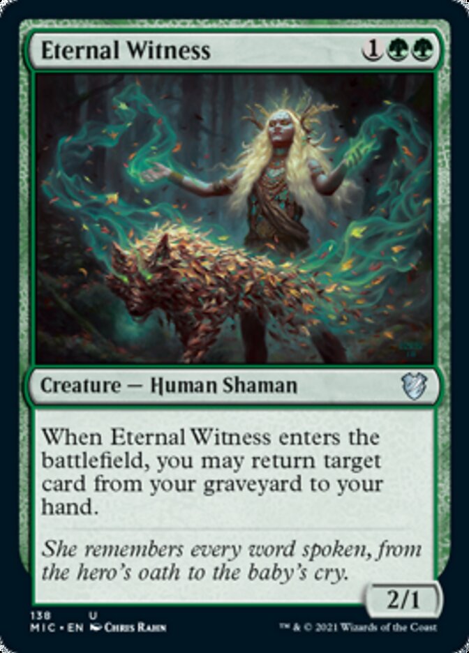 Eternal Witness [Innistrad: Midnight Hunt Commander] | Exor Games Dartmouth