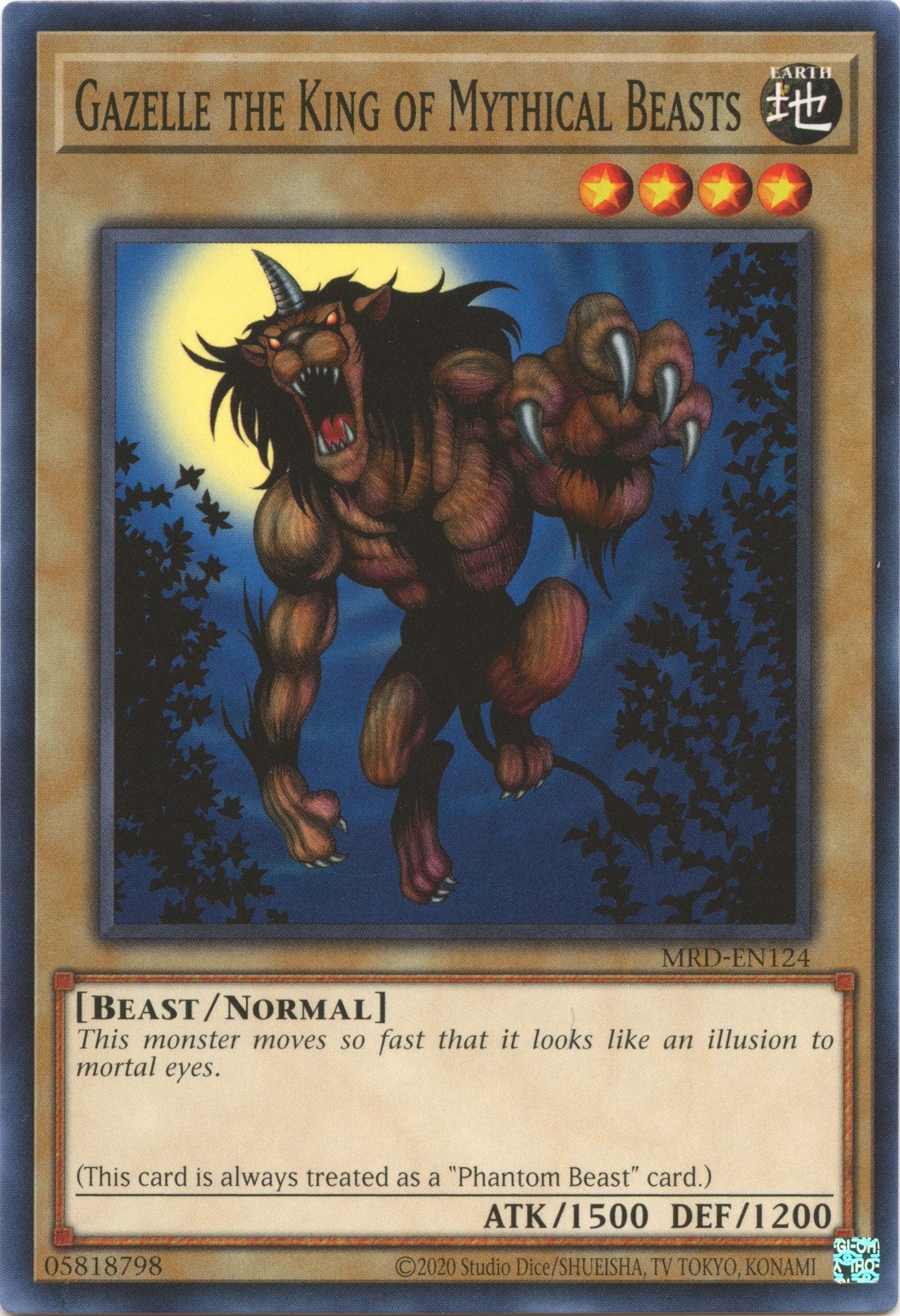 Gazelle the King of Mythical Beasts (25th Anniversary) [MRD-EN124] Common | Exor Games Dartmouth