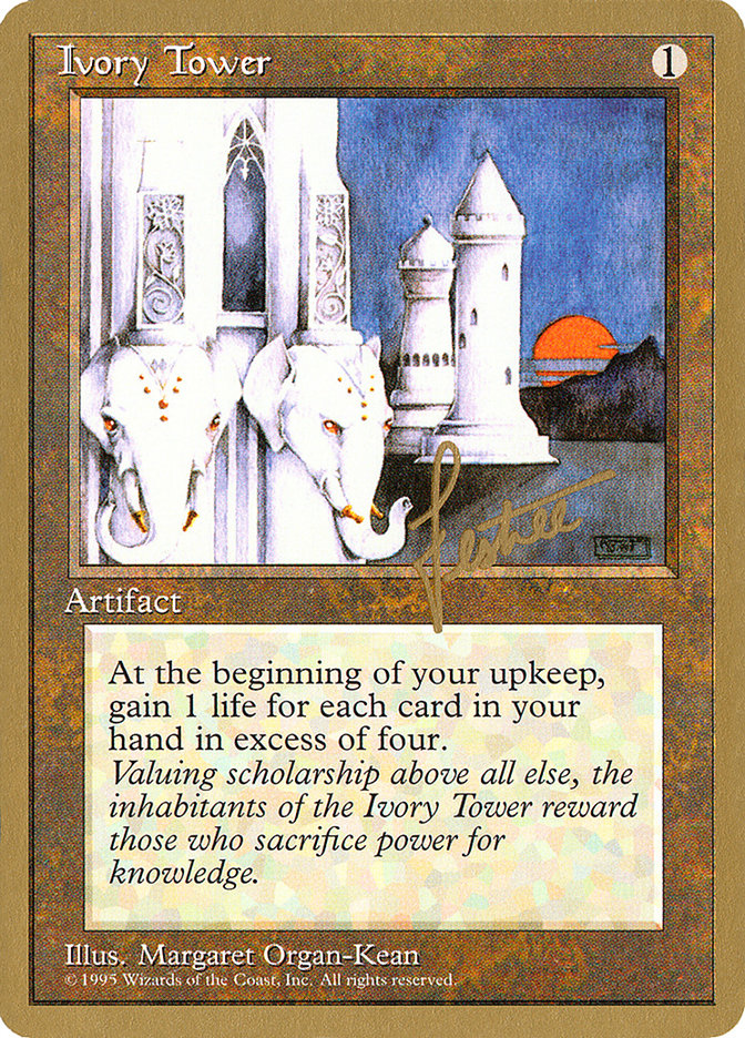 Ivory Tower (Bertrand Lestree) [Pro Tour Collector Set] | Exor Games Dartmouth