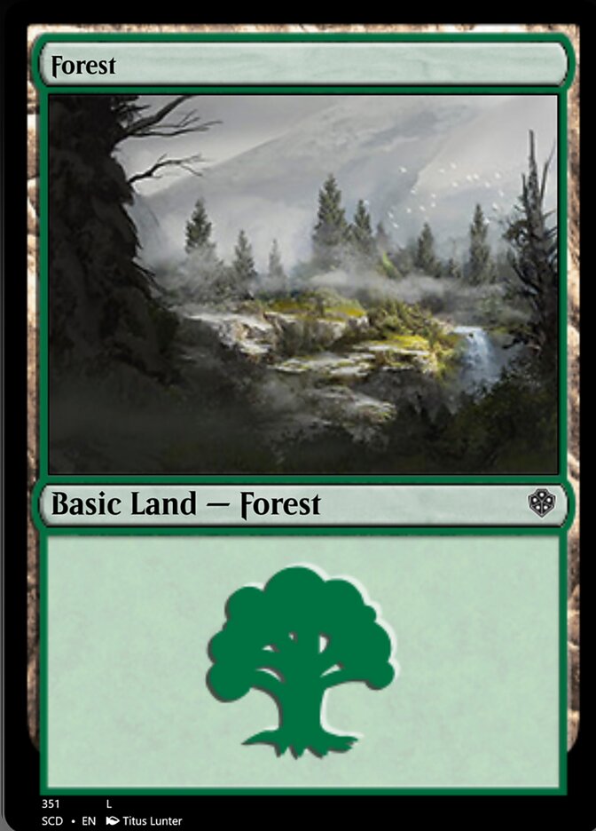 Forest (351) [Starter Commander Decks] | Exor Games Dartmouth