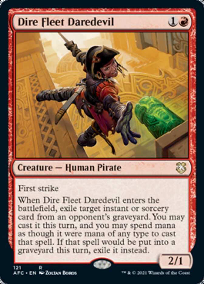 Dire Fleet Daredevil [Dungeons & Dragons: Adventures in the Forgotten Realms Commander] | Exor Games Dartmouth