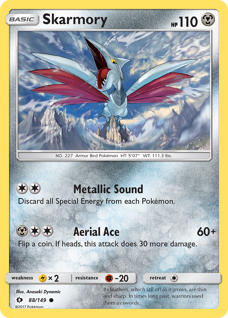 Skarmory (88/149) [Sun & Moon: Base Set] | Exor Games Dartmouth