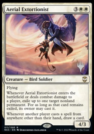 Aerial Extortionist (Promo Pack) [Streets of New Capenna Commander Promos] | Exor Games Dartmouth