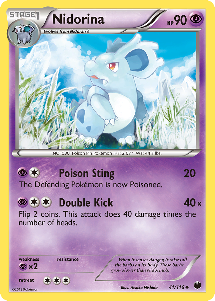 Nidorina (41/116) [Black & White: Plasma Freeze] | Exor Games Dartmouth