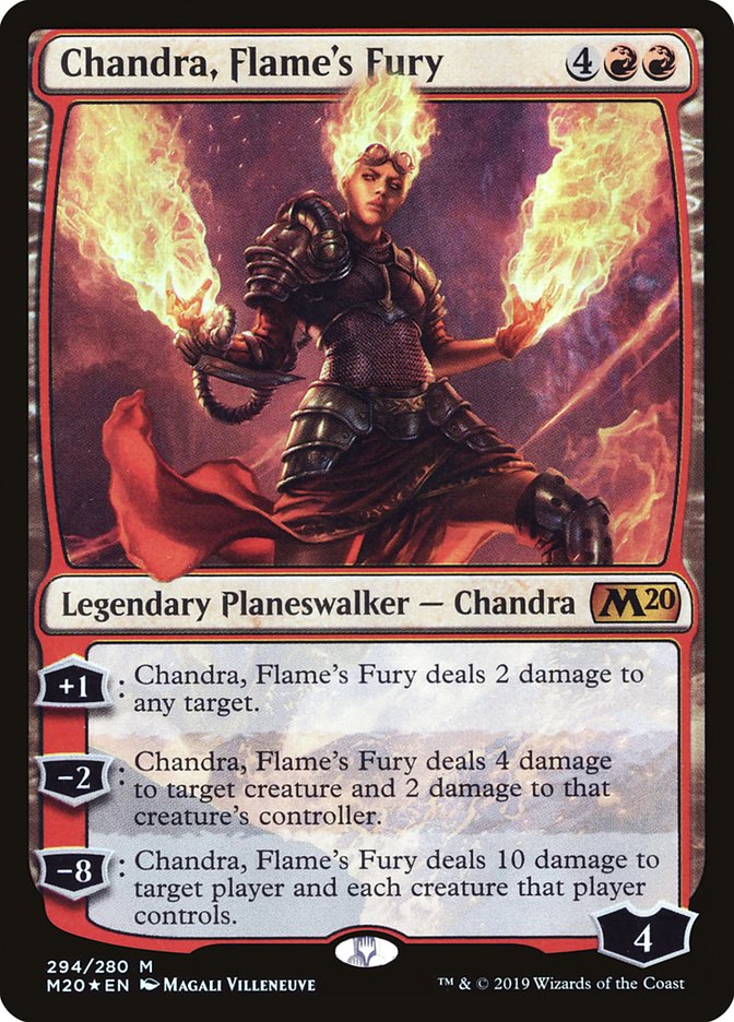 Chandra, Flame's Fury [Core Set 2020] | Exor Games Dartmouth