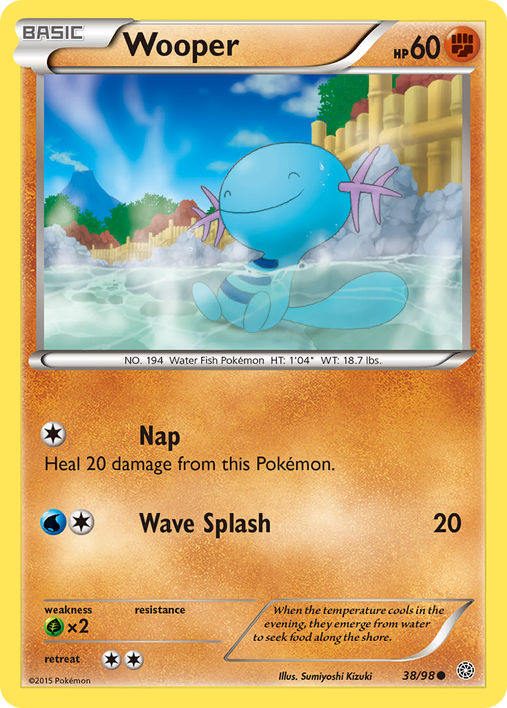 Wooper (38/98) [XY: Ancient Origins] | Exor Games Dartmouth