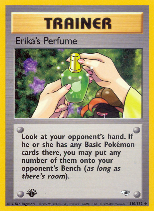 Erika's Perfume (110/132) [Gym Heroes 1st Edition] | Exor Games Dartmouth