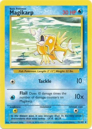 Magikarp (35/102) [Base Set Unlimited] | Exor Games Dartmouth