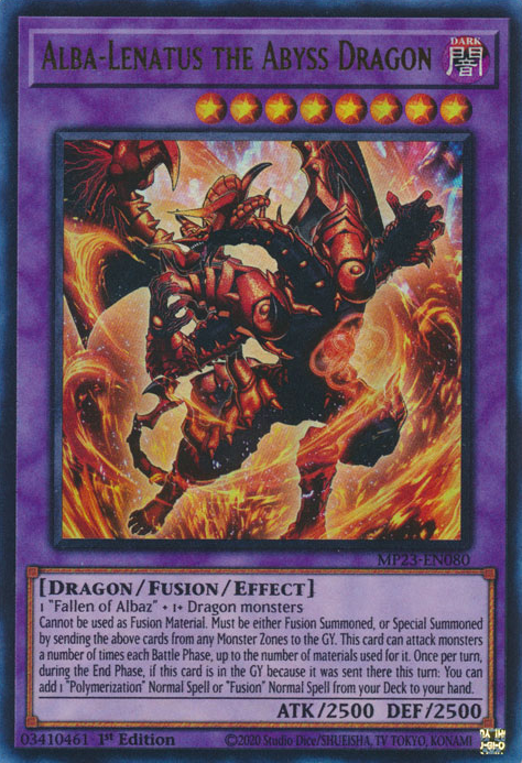 Alba-Lenatus the Abyss Dragon [MP23-EN080] Ultra Rare | Exor Games Dartmouth