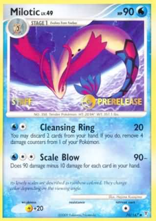 Milotic (70/147) (Staff Prerelease Promo) [Nintendo: Black Star Promos] | Exor Games Dartmouth