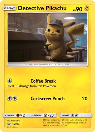 Detective Pikachu (SM190) [Sun & Moon: Black Star Promos] | Exor Games Dartmouth