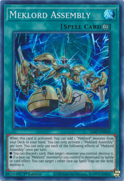 Meklord Assembly [LED7-EN020] Super Rare | Exor Games Dartmouth