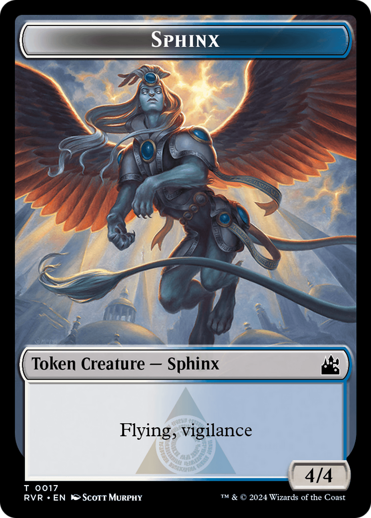 Sphinx Token [Ravnica Remastered Tokens] | Exor Games Dartmouth