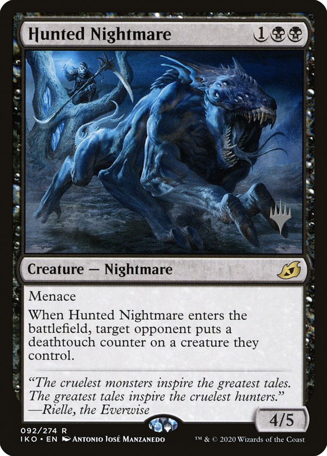 Hunted Nightmare (Promo Pack) [Ikoria: Lair of Behemoths Promos] | Exor Games Dartmouth