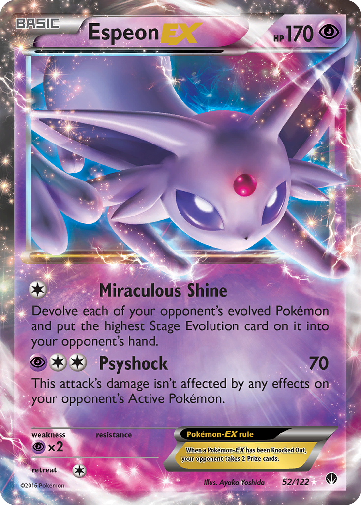 Espeon EX (52/122) [XY: BREAKpoint] | Exor Games Dartmouth