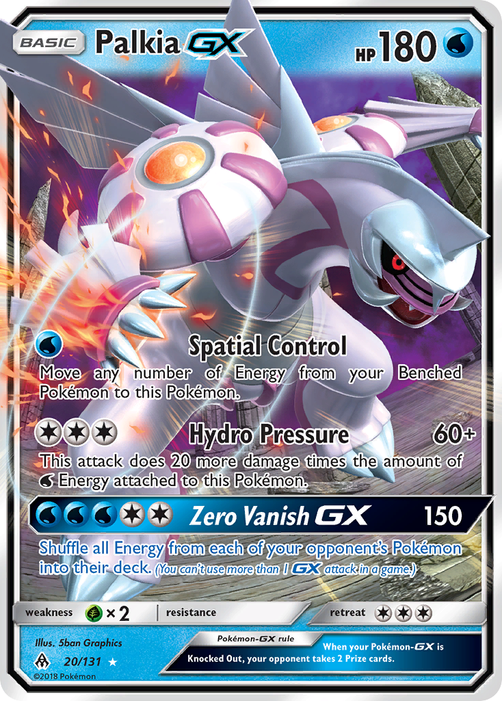 Palkia GX (20/131) [Sun & Moon: Forbidden Light] | Exor Games Dartmouth