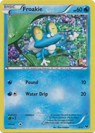 Froakie (4/12) [McDonald's Promos: 2014 Collection] | Exor Games Dartmouth