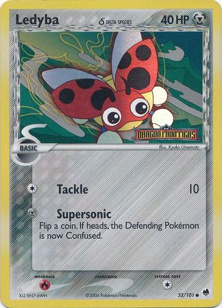 Ledyba (53/101) (Delta Species) (Stamped) [EX: Dragon Frontiers] | Exor Games Dartmouth