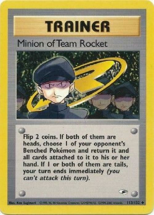 Minion of Team Rocket (113/132) [Gym Heroes Unlimited] | Exor Games Dartmouth