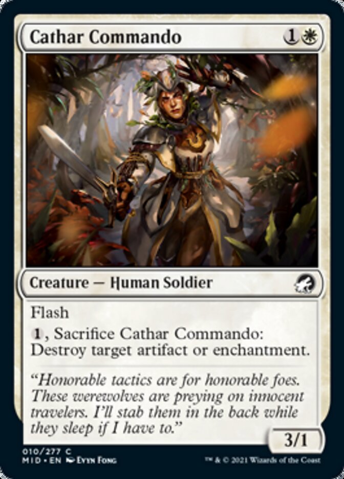 Cathar Commando [Innistrad: Midnight Hunt] | Exor Games Dartmouth