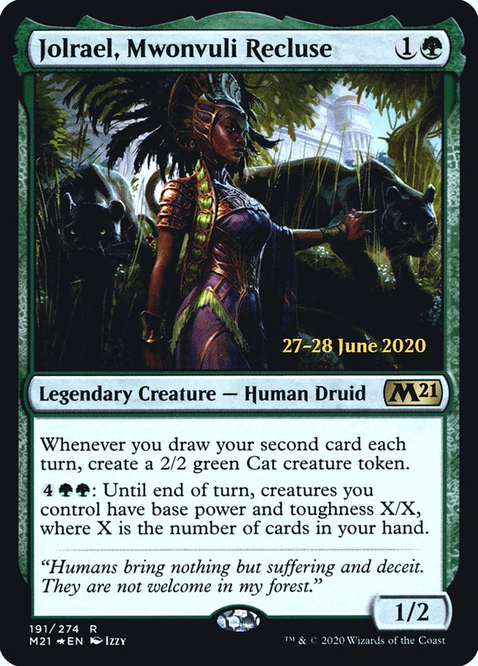 Jolrael, Mwonvuli Recluse  [Core Set 2021 Prerelease Promos] | Exor Games Dartmouth