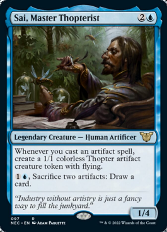 Sai, Master Thopterist [Kamigawa: Neon Dynasty Commander] | Exor Games Dartmouth