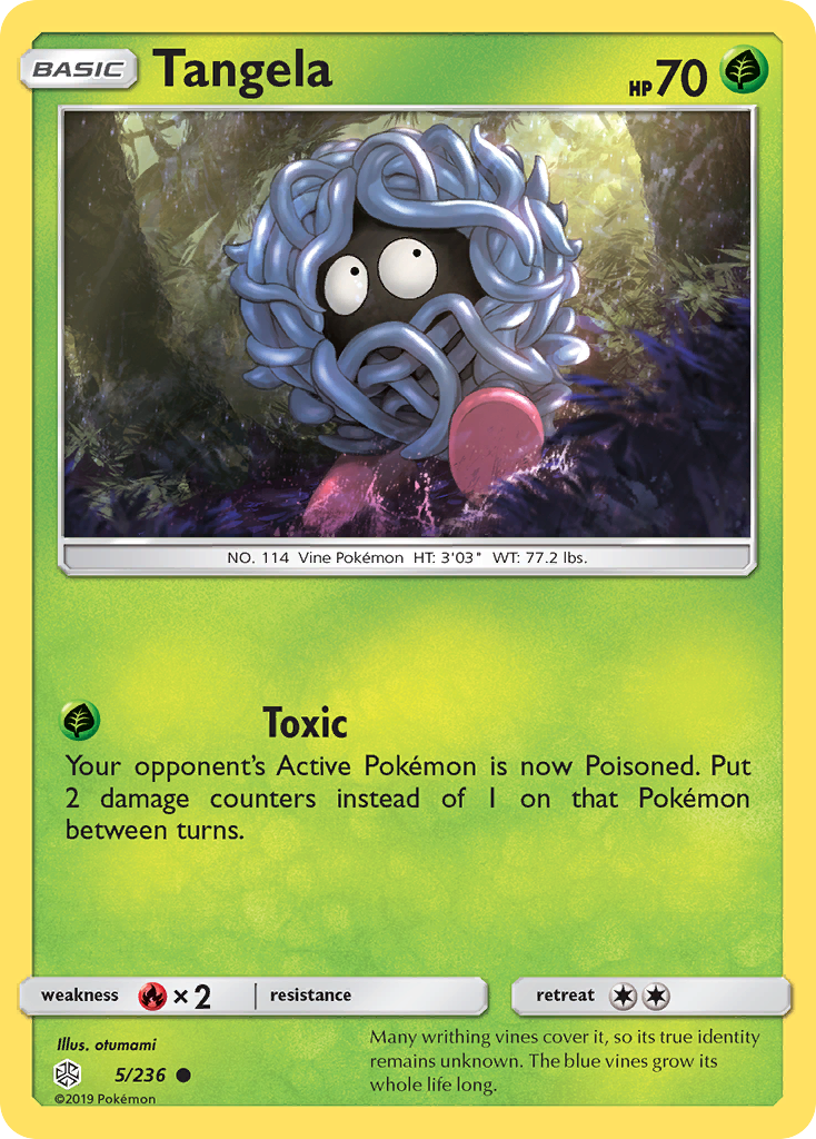 Tangela (5/236) [Sun & Moon: Cosmic Eclipse] | Exor Games Dartmouth